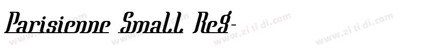 Parisienne Small Reg字体转换